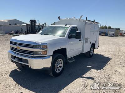 2016 Chevrolet Silverado 3500HD WT Enclosed Service Truck