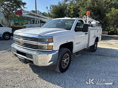 2015 Chevrolet Silverado 3500HD Work Truck Long Box Enclosed Service Truck