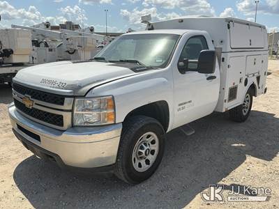 2012 Chevrolet Silverado 3500HD Work Truck Long Box Enclosed Service Truck