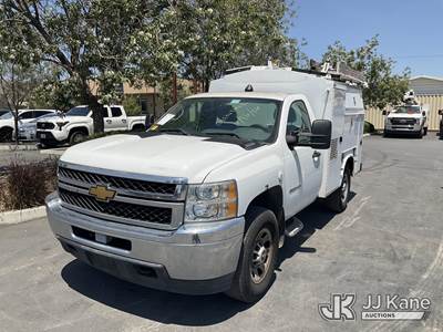 2012 Chevrolet Silverado 3500HD Work Truck Long Box Cutaway Service Van