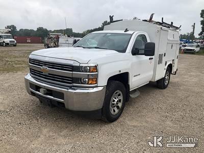 2015 Chevrolet Silverado 3500HD Work Truck Long Box High Top Service Truck