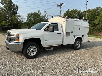 2015 Chevrolet Silverado 3500HD Work Truck Long Box Enclosed Service Truck