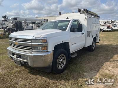 2016 Chevrolet Silverado 3500HD Enclosed Service Truck