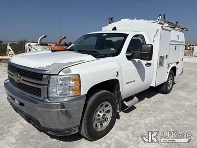 2012 Chevrolet Silverado 3500HD Work Truck Long Box Enclosed Service Truck