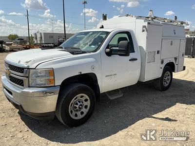2012 Chevrolet Silverado 3500HD Work Truck Long Box Enclosed Service Truck