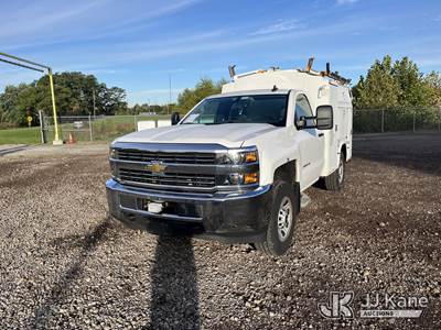 2015 Chevrolet Silverado 3500HD Work Truck Long Box Enclosed Service Truck