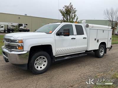 2016 Chevrolet Silverado 3500HD Work Truck Double Cab Long Box Extended-Cab Enclosed Service Truck