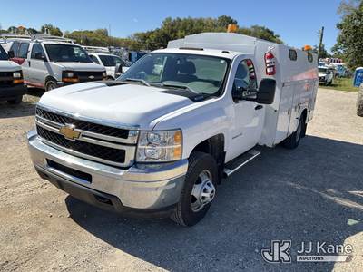 2012 Chevrolet Silverado 3500HD Work Truck Long Box Enclosed Service Truck