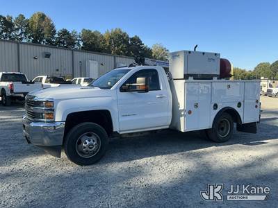 2018 Chevrolet Silverado 3500HD 4X4 LT Long Box Mechanics Service Truck