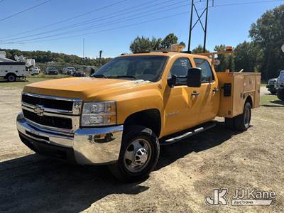 2008 Chevrolet Silverado 3500HD 4x4 Crew-Cab Service Truck