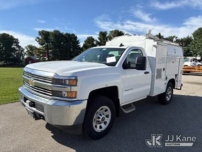2015 Chevrolet Silverado 3500HD Work Truck Long Box Enclosed Service Truck