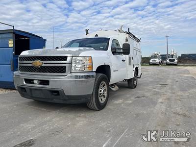 2013 Chevrolet Silverado 3500HD Work Truck Long Box Enclosed Service Truck
