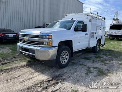 2017 Chevrolet Silverado 3500HD Work Truck Long Box Enclosed Service Truck