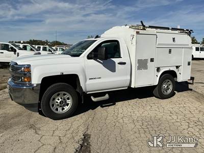2015 Chevrolet Silverado 3500HD Work Truck Long Box Enclosed Service Truck