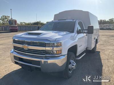 2017 Chevrolet Silverado 3500HD Work Truck Long Box Enclosed Service Truck