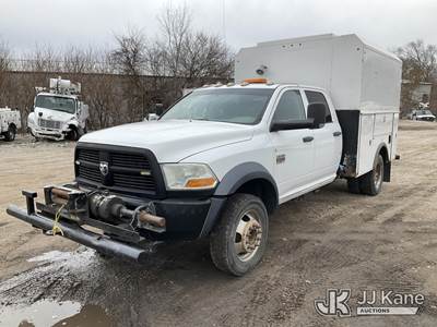2012 DODGE 4500 Crew-Cab Enclosed Service Truck