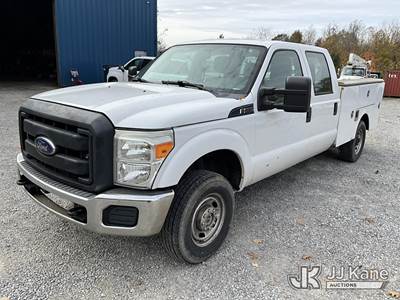 2014 Ford F250 4x4 Crew-Cab Service Truck