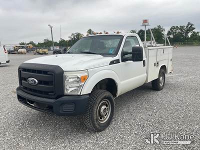 2011 Ford F250 4x4 Enclosed Service Truck