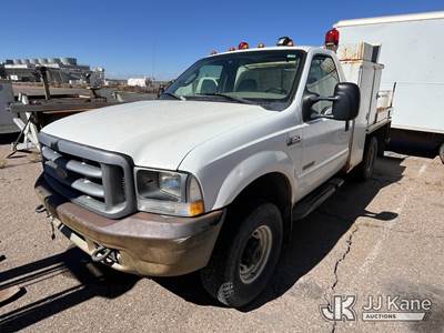2004 Ford F350 4x4 Flatbed/Service Truck