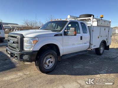 2013 Ford F-350 SD Extended-Cab Enclosed Service Truck