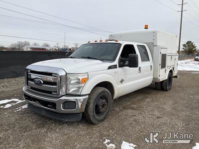 2011 Ford F-350 SD Crew-Cab Enclosed Service Truck