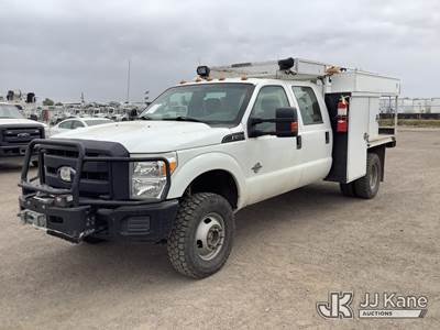 2016 Ford F-350 SD Crew-Cab Flatbed/Service Truck