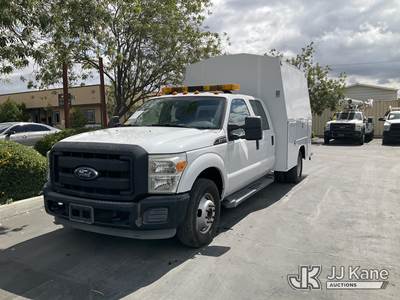 2011 Ford F-350 SD Enclosed Utility/Air Compressor Truck