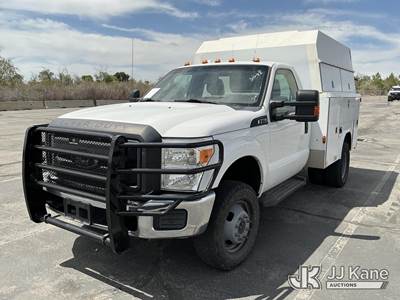 2013 Ford F350 4x4 Enclosed Service Truck