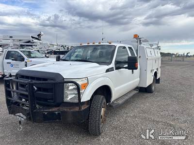 2013 Ford F-350 SD Extended-Cab Enclosed Service Truck