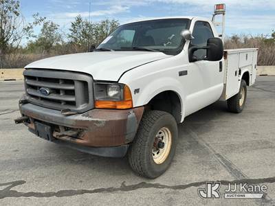 2001 Ford F350 4x4 Service Truck