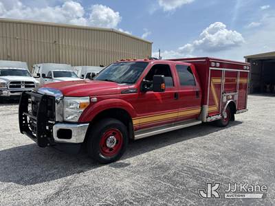 2015 Ford F-350 SD Crew-Cab Enclosed Service Truck
