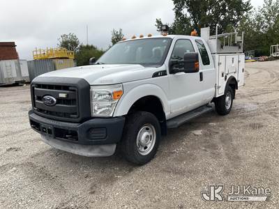 2012 Ford F-350 SD Extended-Cab Enclosed Service Truck