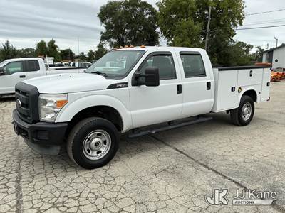 2014 Ford F350 4x4 Crew-Cab Service Truck