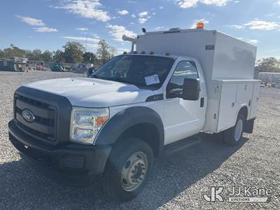 2015 Ford F450 4x4 Enclosed High-Top Service Truck