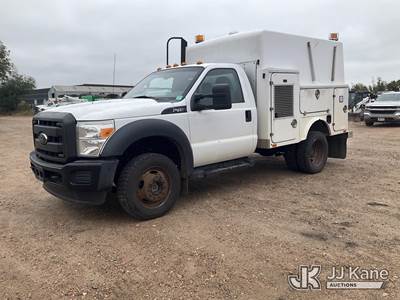 2015 Ford F450 4x4 Enclosed High-Top Service Truck
