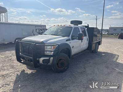 2016 Ford F450 Crew-Cab Flatbed/Service Truck