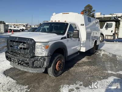 2016 Ford F450 4x4 Enclosed High-Top Service Truck