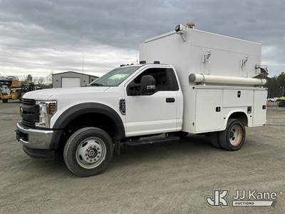 2018 Ford F450 SD 4X4 Enclosed High-Top Service Truck