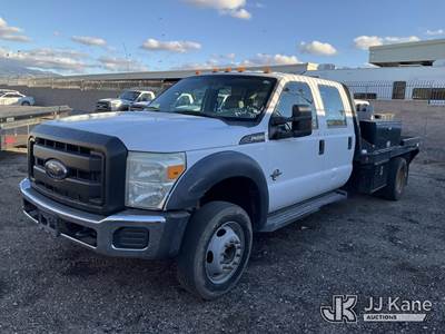 2015 Ford F-450 SD Crew-Cab Flatbed/Service Truck