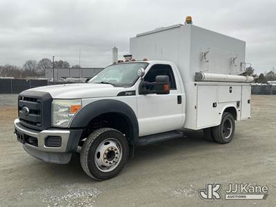 2016 Ford F450 SD Enclosed High-Top Service Truck