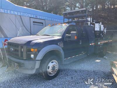 2009 Ford F-450 SD Extended-Cab Flatbed/Service Truck