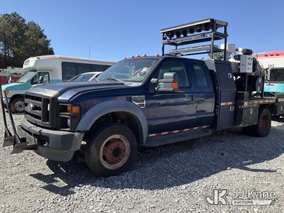 2009 Ford F-450 SD Extended-Cab Flatbed/Service Truck