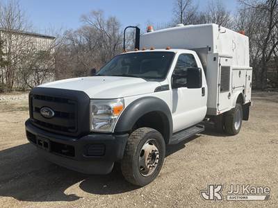 2013 Ford F450 4x4 Enclosed High-Top Service Truck