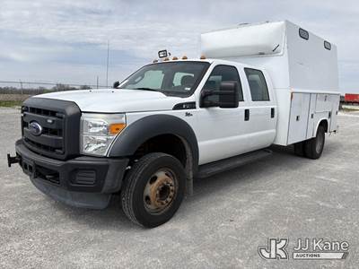 2014 Ford F-450 SD Crew-Cab Enclosed Service Truck