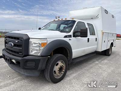 2014 Ford F-450 SD Crew-Cab Enclosed Service Truck