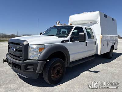 2014 Ford F-450 SD Crew-Cab Enclosed Service Truck
