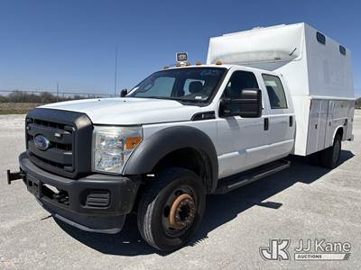 2014 Ford F-450 SD Crew-Cab Enclosed Service Truck