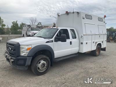 2015 Ford F450 4x4 Extended-Cab Enclosed Service Truck