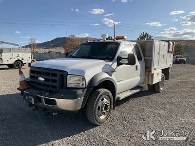 2007 Ford F450 4x4 Flatbed/Service Truck