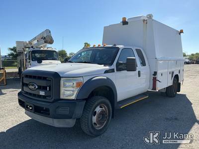 2012 Ford F450 4x4 Extended-Cab Enclosed Service Truck
